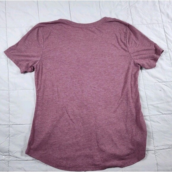 Disney Mickey Outline  T-shirt Women's Size L Purple Short Sleeve Mickey Mouse - Picture 7 of 10